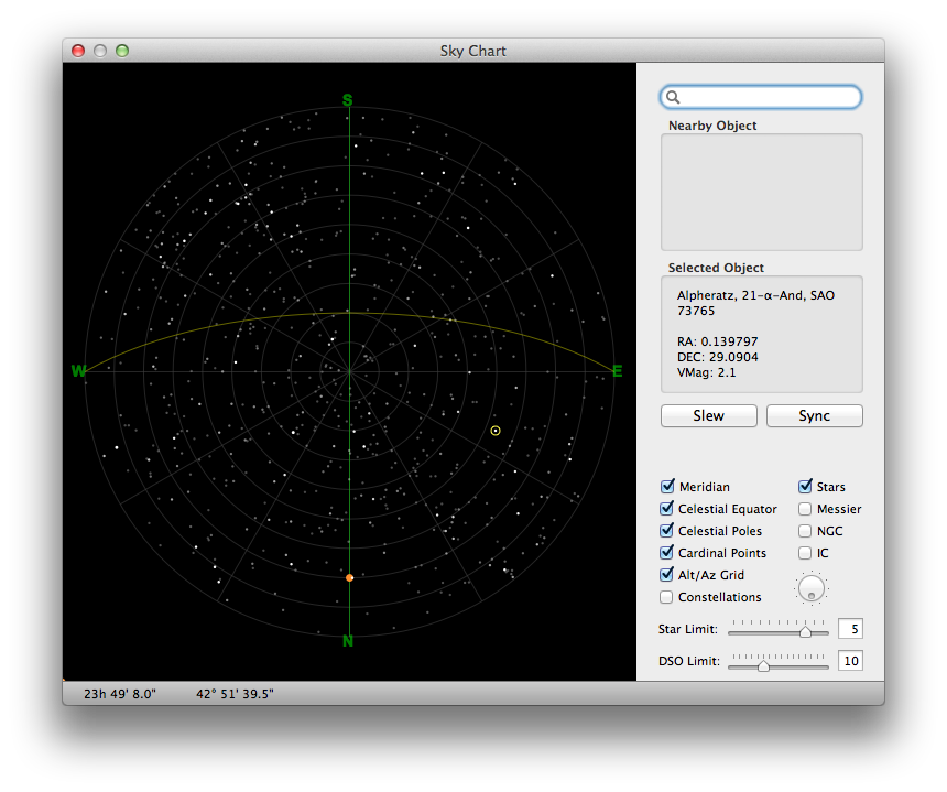 skychart window 10